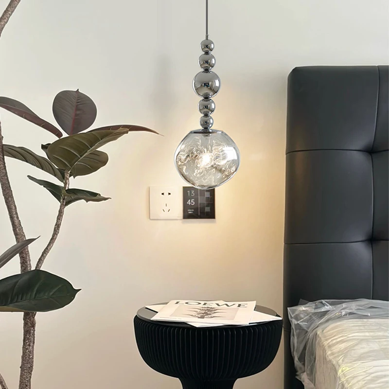 Lava Pendant lamp Bauhaus Style Glass Chandelier for Bedroom Bedside Dining Room Bar Living room Designer Pendant light