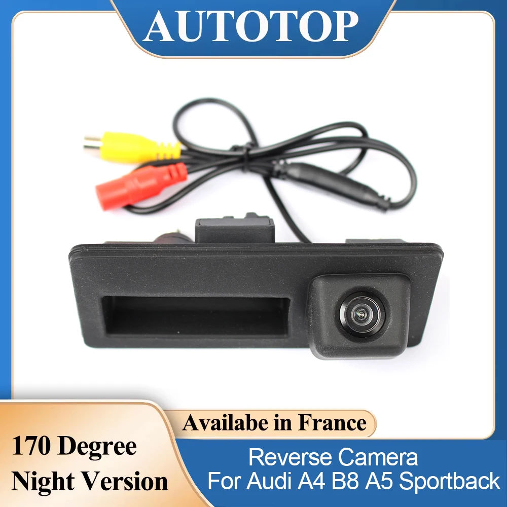 AUTOTOP Car Reverse Camera For Audi A4 B8 Q3 Q5 A5 A8 S5 A3 A6 C7 A7 VW Passat Backup Trunk Handle Rear View Parking Camera