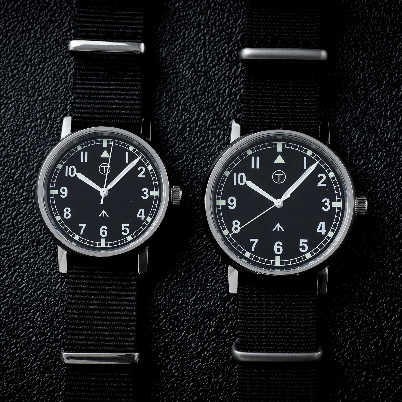 신비한 코드 36MM 남성용 시계 일본 석영 무브먼트 파일럿 방수 스테인레스 스틸 레트로 시계