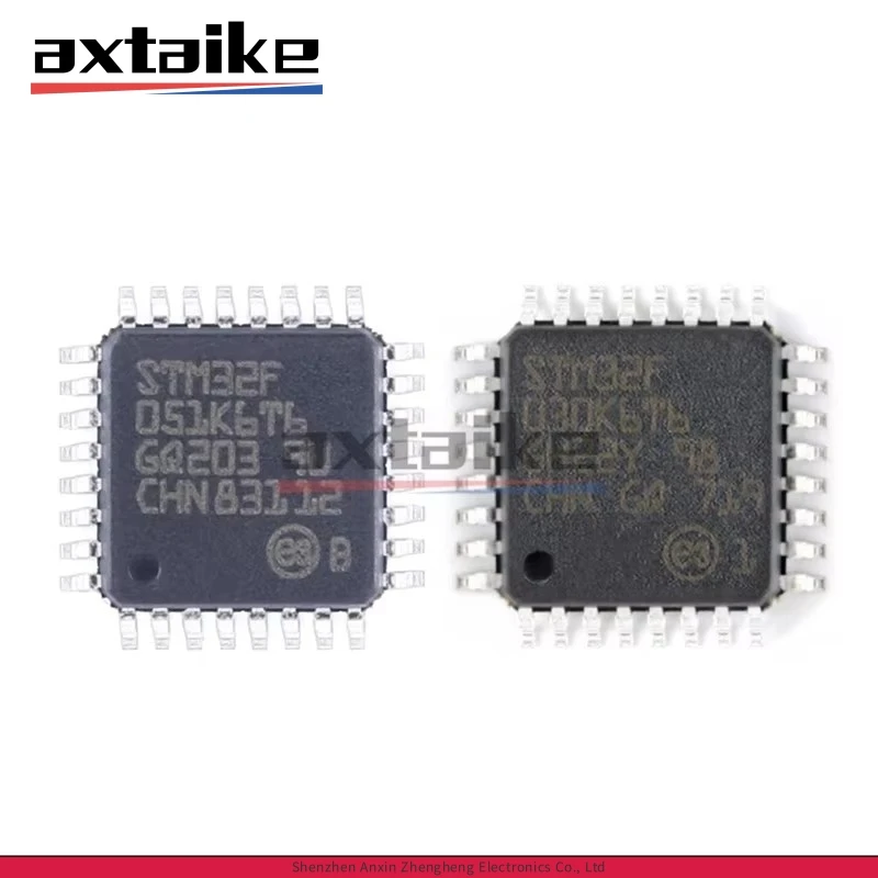 STM32F030K6T6 STM32F051K6T6 LQFP-32 SMD ARM Cortex-M0 32-bit Microcontroller MCU IC Controller Chip