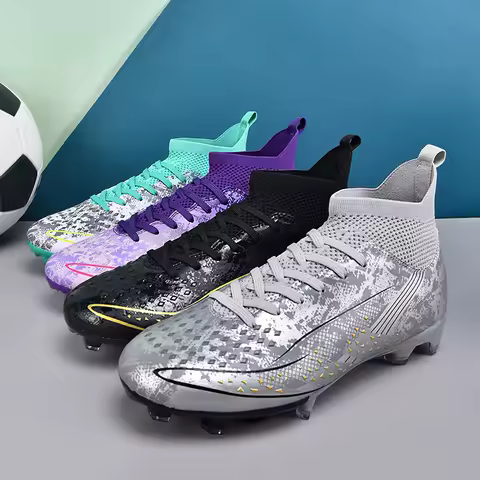 Men's Football Shoes Professional Society Cleats Soccer Shoe Indoor Football Field Boots Teenagers Training Fast Footwear 2026