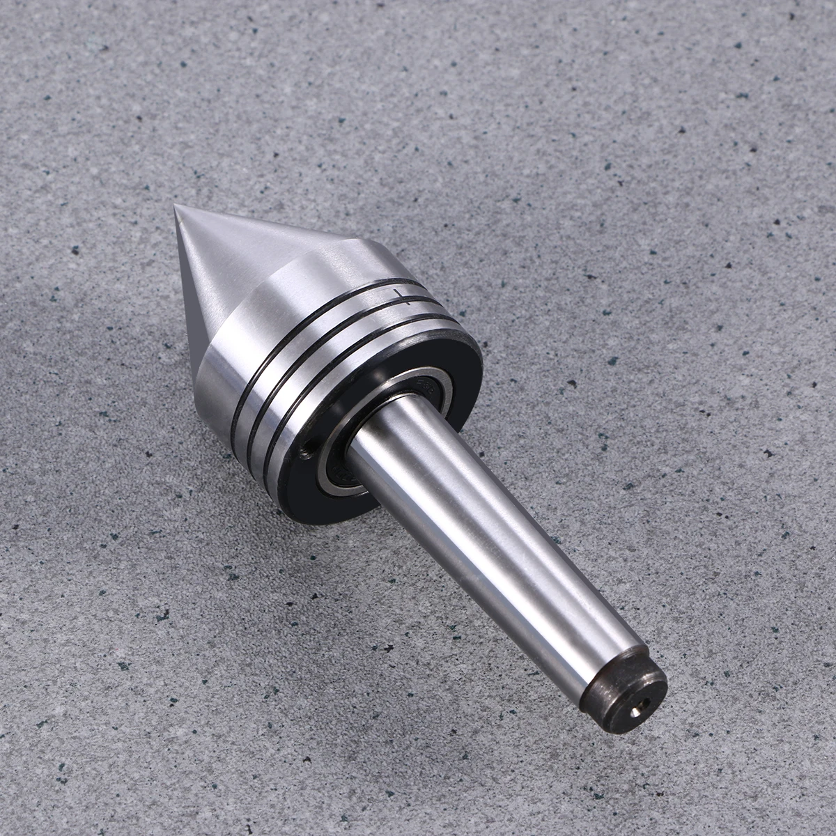 

Live Tailstock Center Heavy Duty Lathe Tool 12X4X4Cm 60-Degree Point 40Cr Steel Ball Bearing Precision Morse Taper Rotating