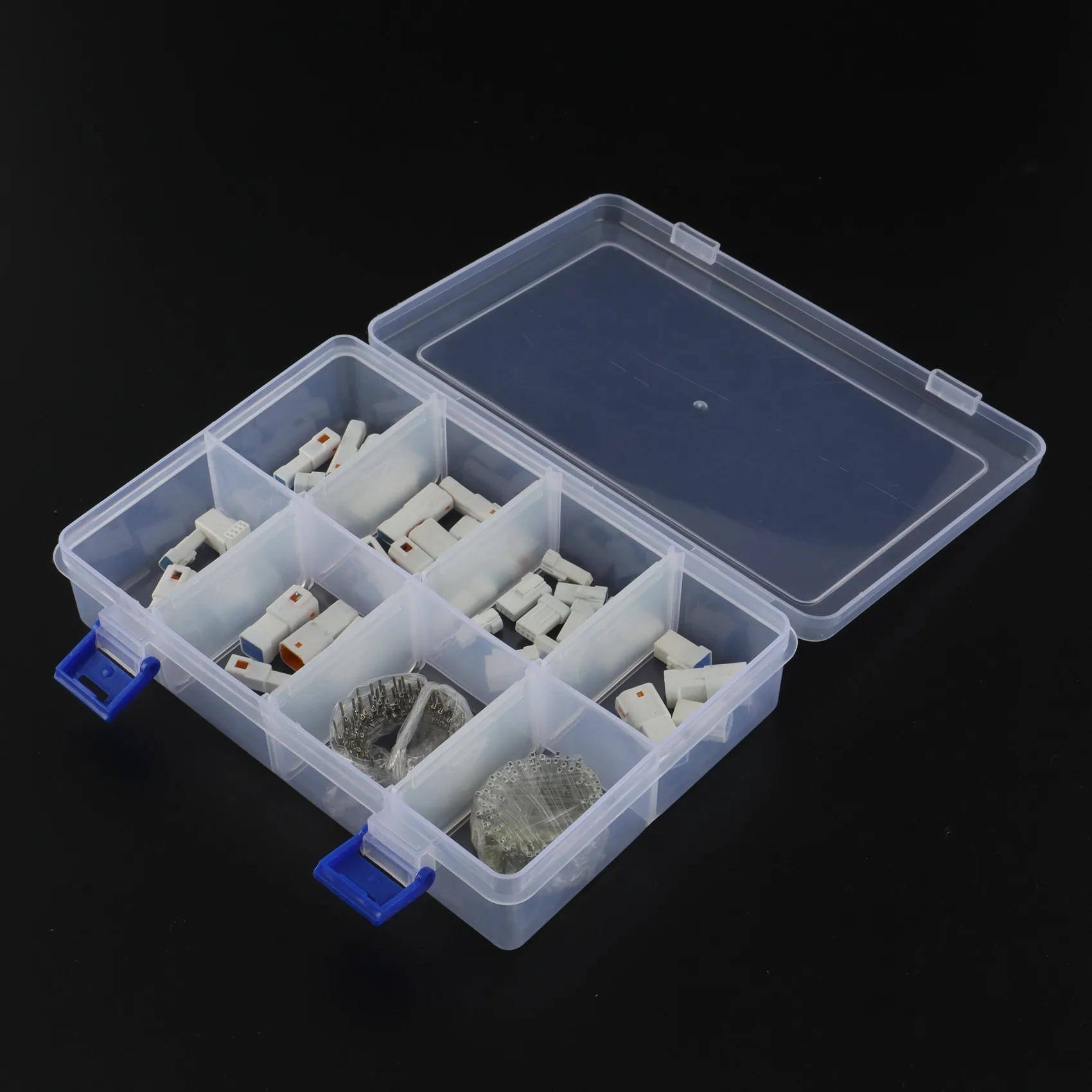 

SYW-1 Box Of 19 Sets Automotive Connectors JST02R-JWPF-VSLE 2/3/4/6/8 Pin Waterproof Connectors Male And Female
