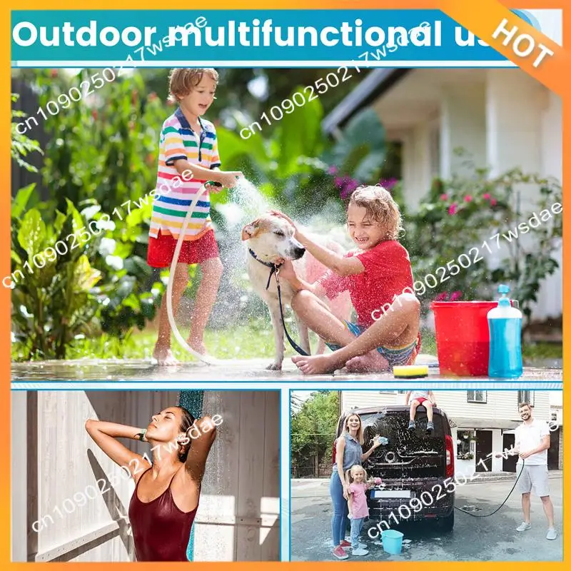 

X08A Simple Shower For Construction Site Dormitory Outdoor Camping Shower Pump Shower Set Camping Portable Shower 7800 Capacity