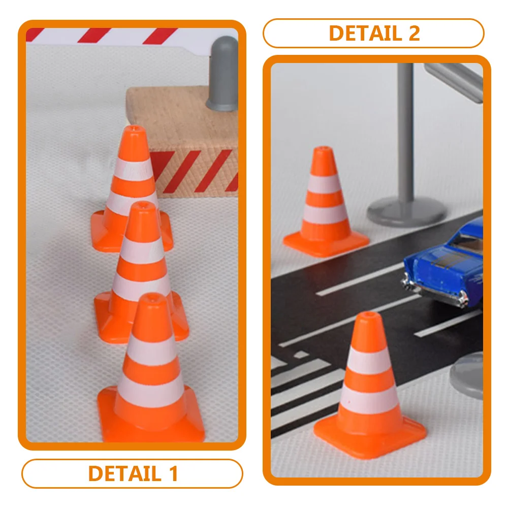 Childrens Toys Mini Road Signs Roadblock Simulation Props Children’s Educational Plaything Plastic Traffic Cognitive