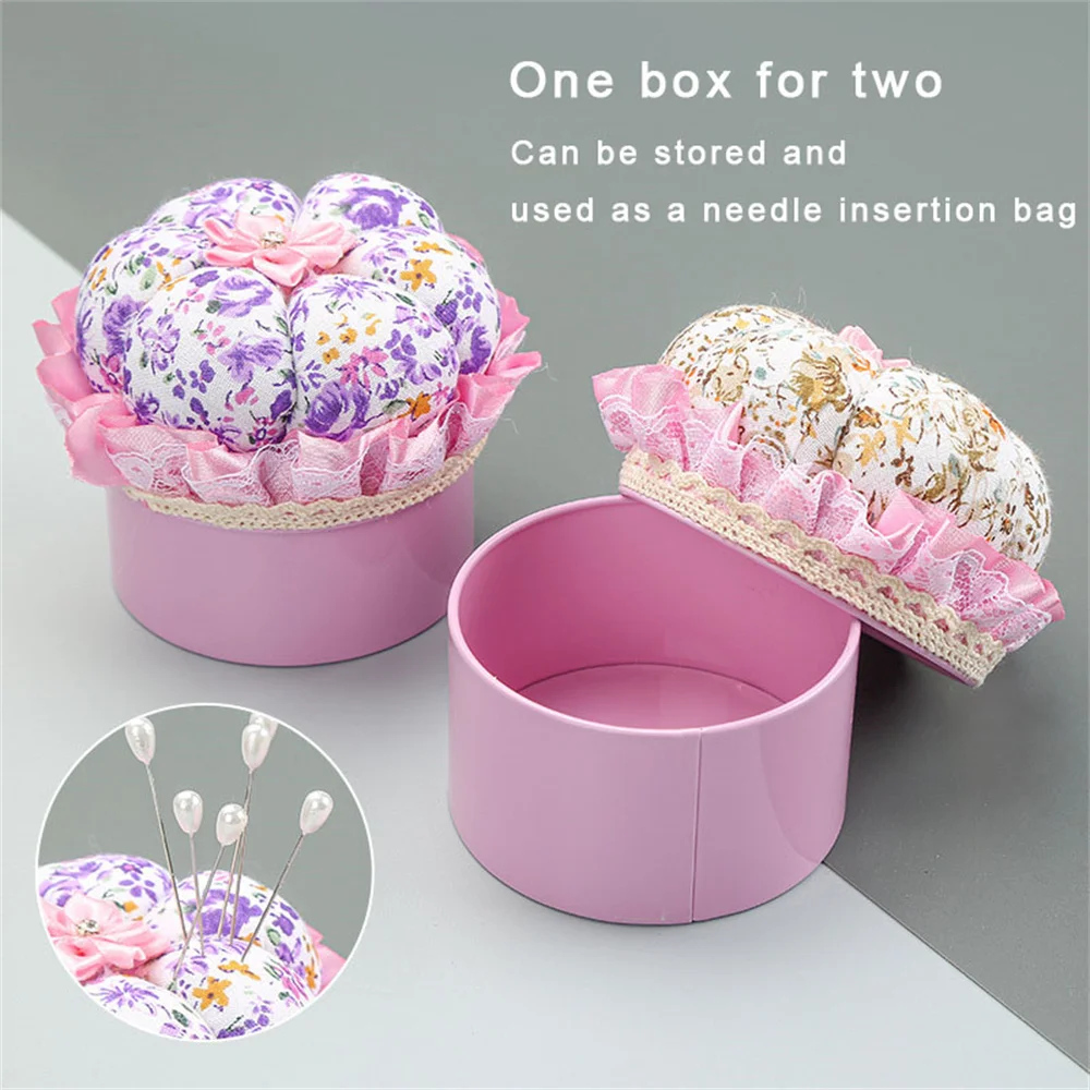 Cross Stitch Embroidery Needle Pad, Fabric Needle Insertion Storage Iron Box, DIY Sewing By Hand