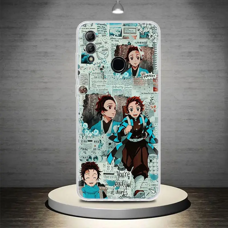 Demon Slayer Anime Kimetsu No Yaiba Phone Case Capa For Huawei Honor 9 10 Lite 9X 8X 8A 8S Y5 Y6 Y7 Y9 P Smart Z 2019 1020i Patt