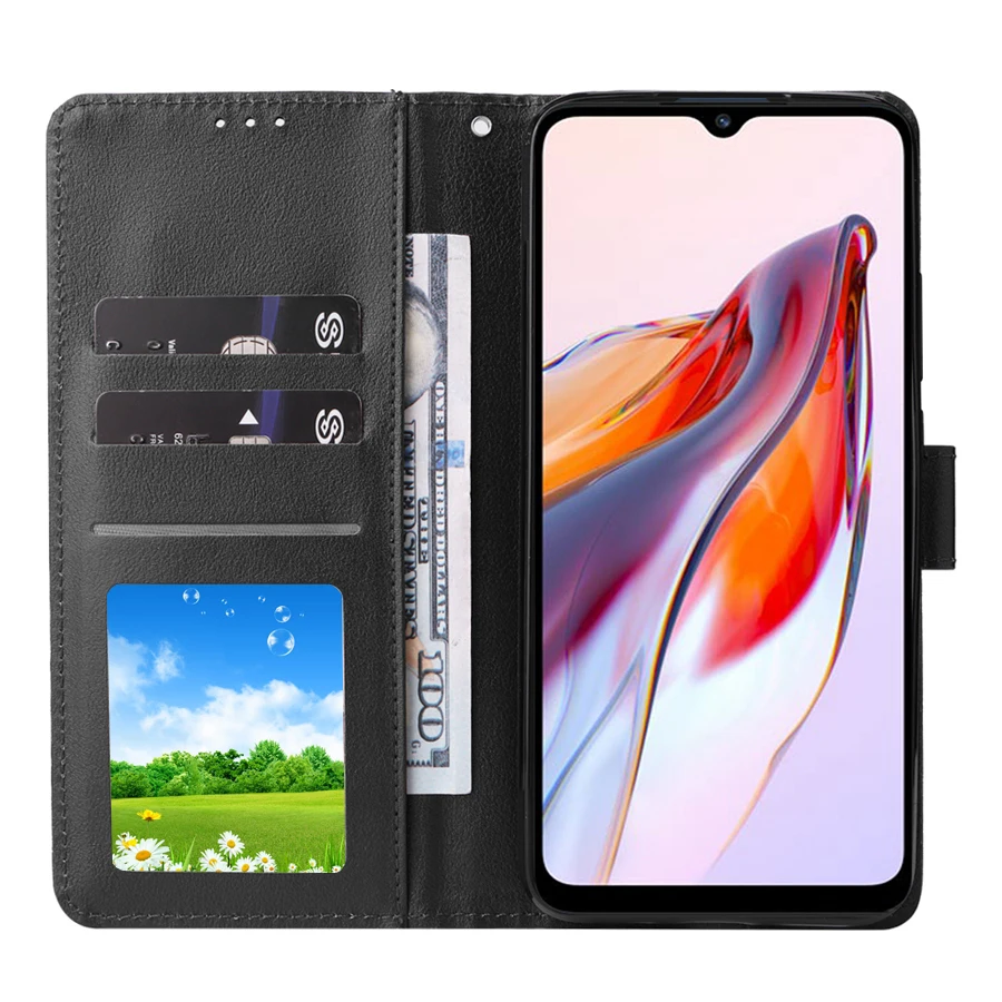 Portemonnee Kaartsleuf Stand Magnetische Flip Leather Case Voor Xiaomi Redmi 13C 12 12C 10 10C 9 9A 9C 9T Poco X6 C65 M6 Pro X5 M5s 13T