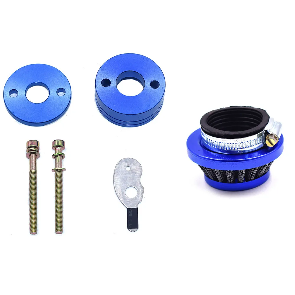 For 23cc 33cc 43cc Big Foot Goped Blade Scooter 47cc 49cc Pocket Bike Mini Dirt AT Carburetor  Air Filter Adapter Vstack