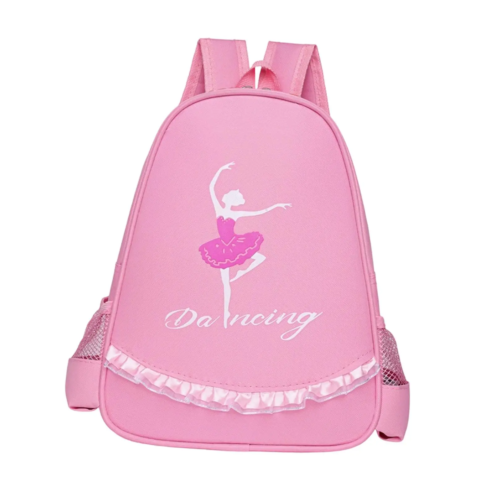 Girls Ballet Backpack Adorable Waterproof Oxford Cloth Duffle Bag Rucksack
