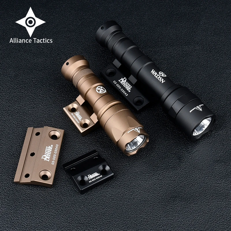 

Tactical DD SMR Mlok Keymod Metal Base Fit Surefir M300 M600 Flashlight Weapon Hunting Scout Light Offset Side Mount Accessories