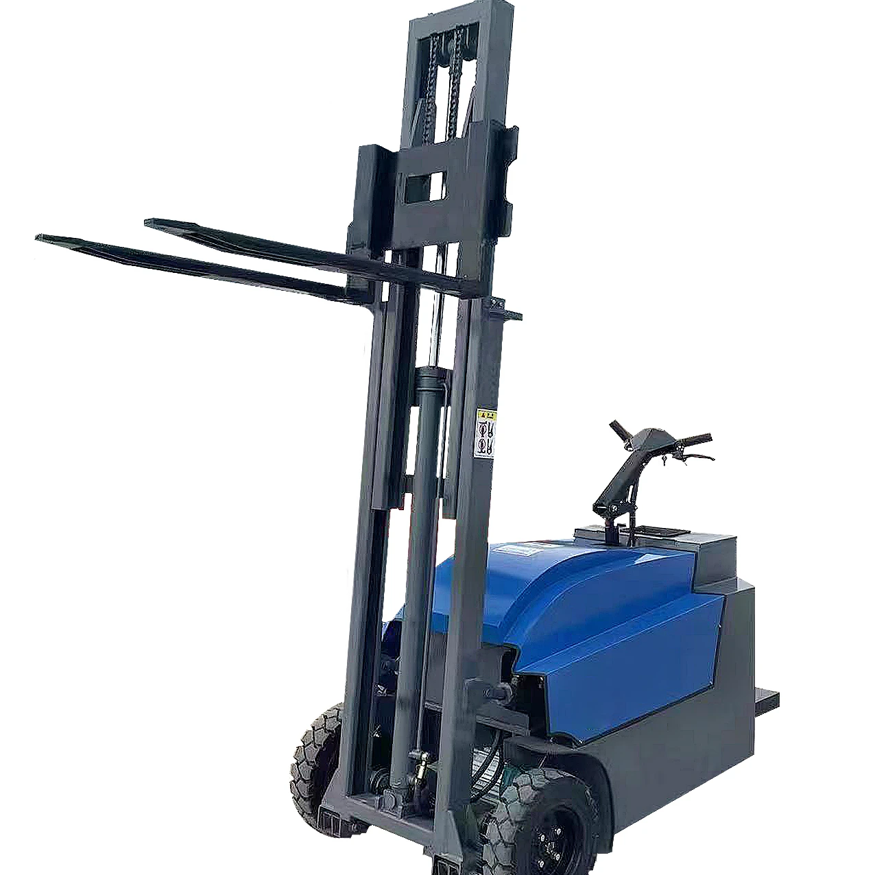 Small Electric Forklift Pallet Stacker Standing Electric Stacker Truck Standing Factory Direct Sales