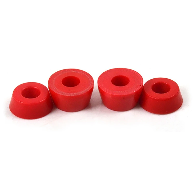 NEW-Skateboard Truck Conical Cylinder Bushings Set With Vertices Hardware For Trucks Outdoor Skateboarding Accessories