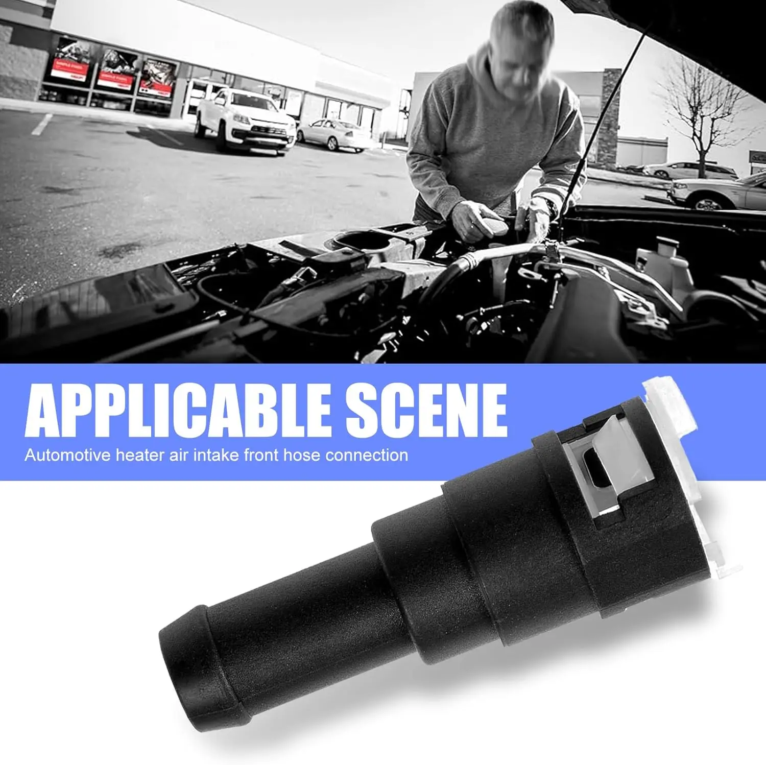 

General Motors Heater Inlet Front Hose Fitting Part Number 15119175 For Chevrolet GMC Buick Automotive Heating System Component