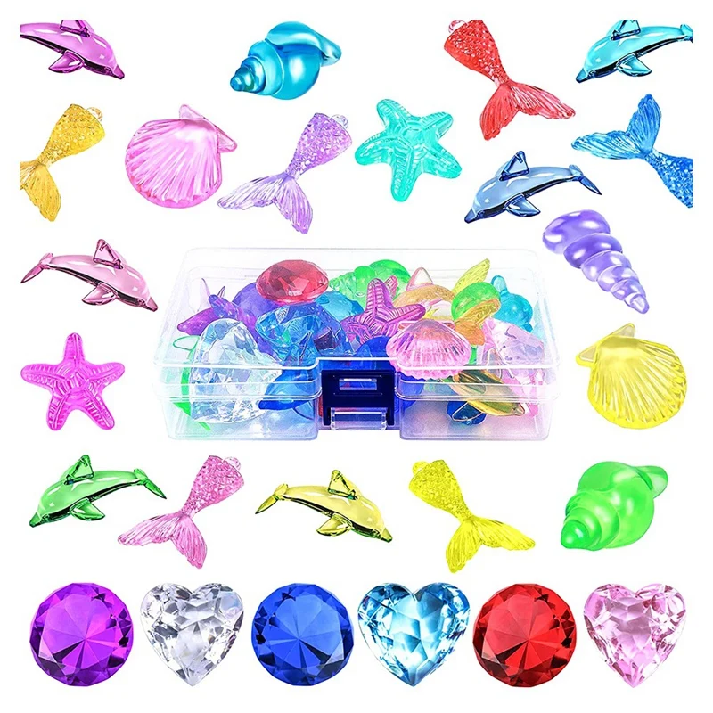 26Pcs Diving Playset Pirate Colorful Ocean Marine Animals scraps scatole dei pirati puntelli per piscina