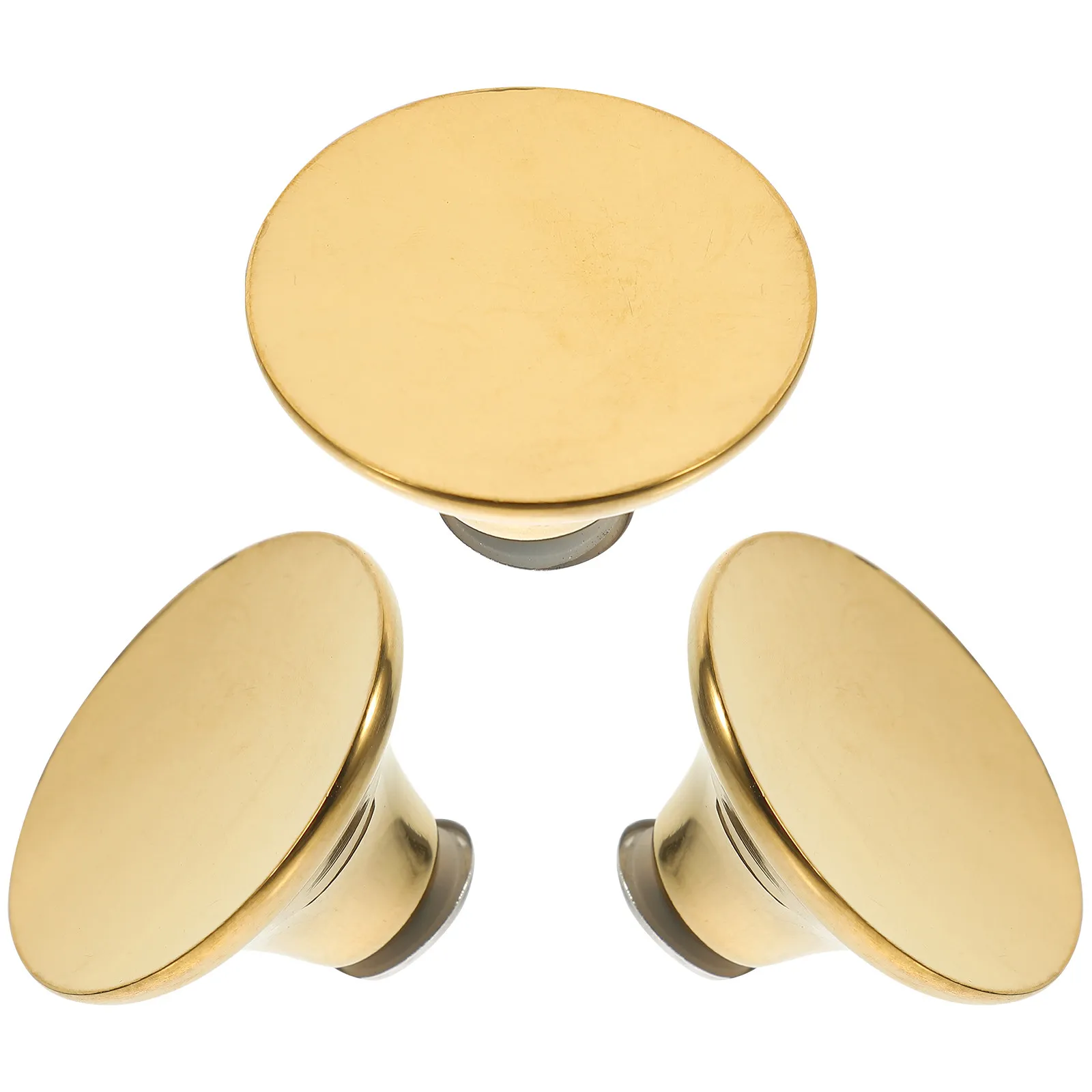 3Pcs Wear Resistant Stainless Steel Pot Lid Knobs Easy Install No Tools Required Heat Safe Comfort Grip Kitchen Cookware