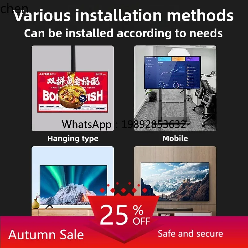 

8K Ultra HD Home LCD 100inch TV 50/55/65/75/85 Smart Network 300inch Large Screen