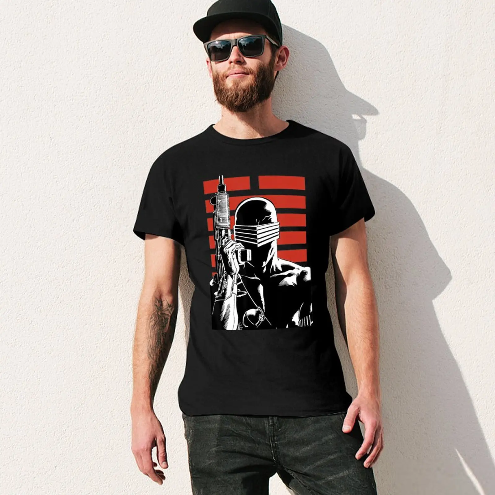 80s Toys Eyes Portrait T-Shirt Daily Wear Print T-Shirt view 3