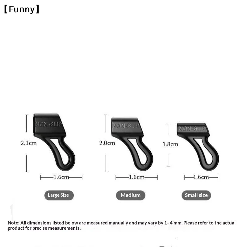 20Pairs Silicone Eyeglass Anti‑Slip Grips 3 Sizes L/M/S Glasses Ear Hooks Holder Non‑Slip For Most Eyewear Sunglasses〔Funny〕