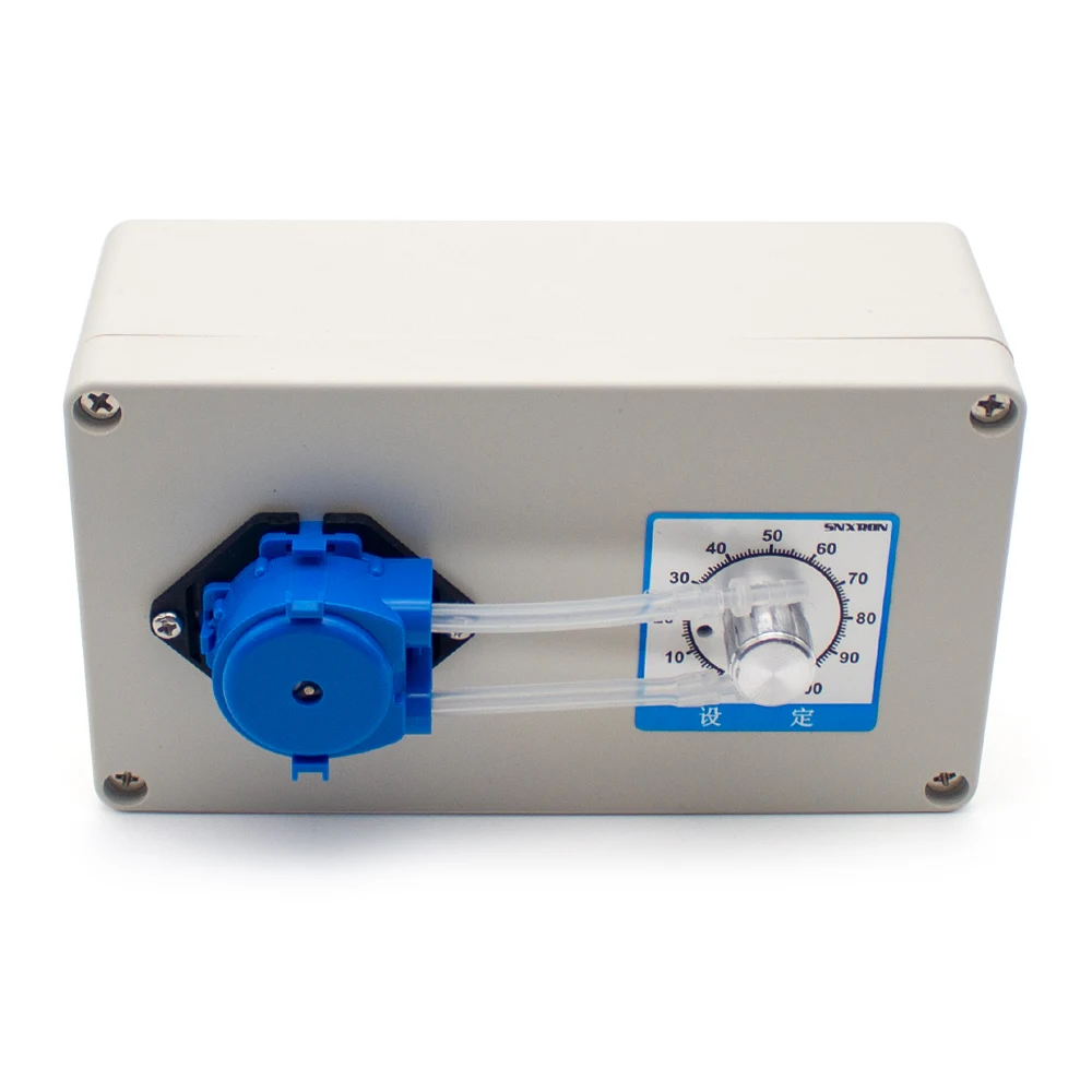 RS060 Laboratory Peristaltic Pump - Adjustable DC Micro Water Pump for Home, Lab, and Small-Scale Circulation
