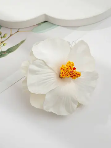 8 best sales सफेद बाल क्लिप - №5