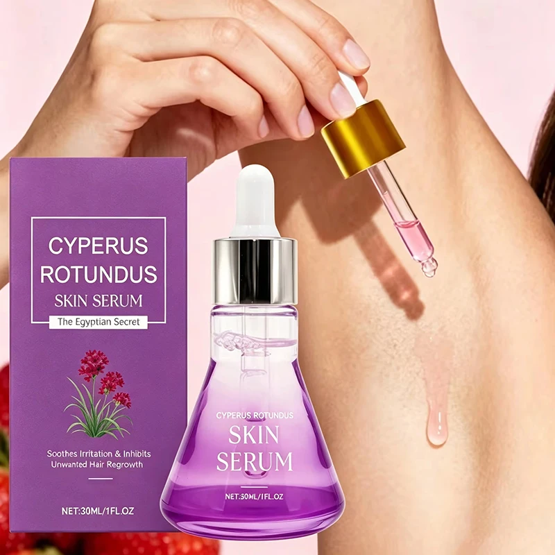 Post Hair Removal Care,Cyperus Rotundus Skin Serum Oil, Natural Hair-Reducing & Shaving Oil for Women, Moisturising & Soothing