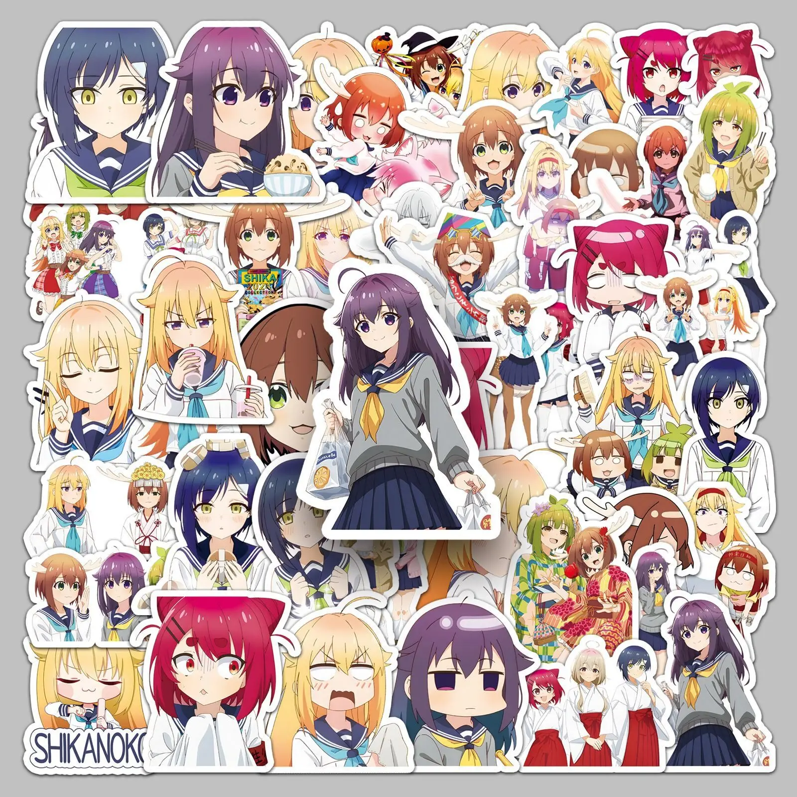 My Deer Friend Nokotan Shikanoko Noko Koshi Anime Torako Stickers Cosplay Accessories Luggage Guitar Scrapbook Decal Xmas Gift