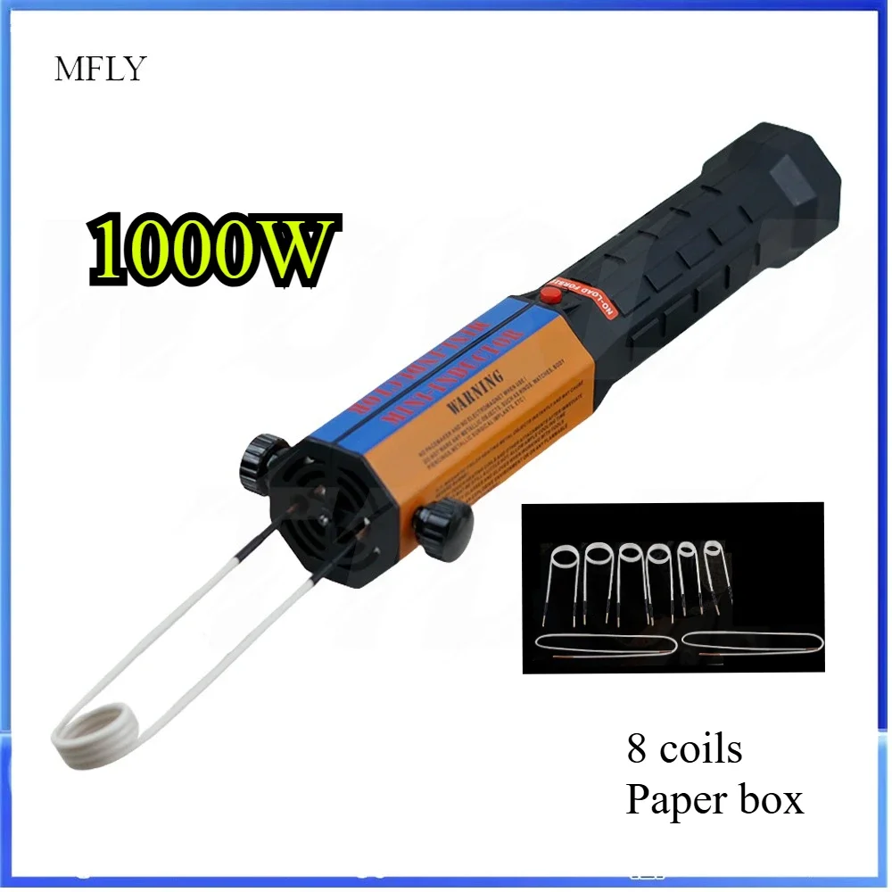 

1000W Magnetic Induction Heater Kit 110V 220V Automotive 1000W Flameless Heat Induction Heating Machine 8 Coils Car Repair Tool