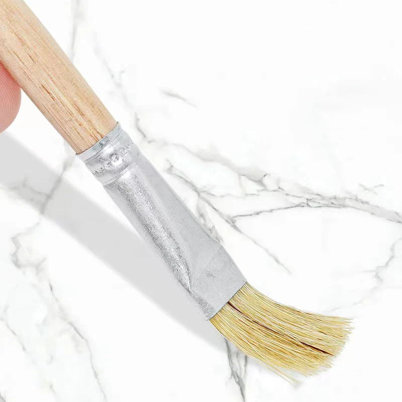 5PCS Wooden Handle Cleaning Brush Single-Head Antistatic Electronic Is Suitable For Mobile Phone Motherboard PCB Cleaning Repair