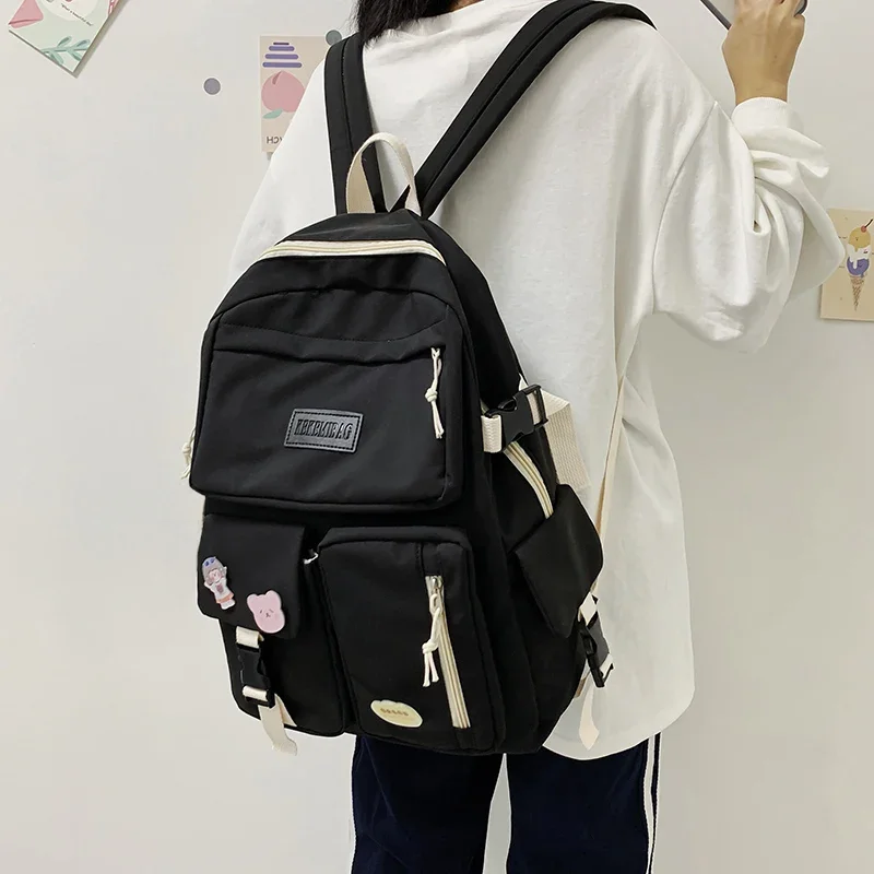 Mochila escolar Kawaii para niña, morral para estudiantes, morral para adolescentes, morral para mujer, estilo coreano Harajuku, novedad