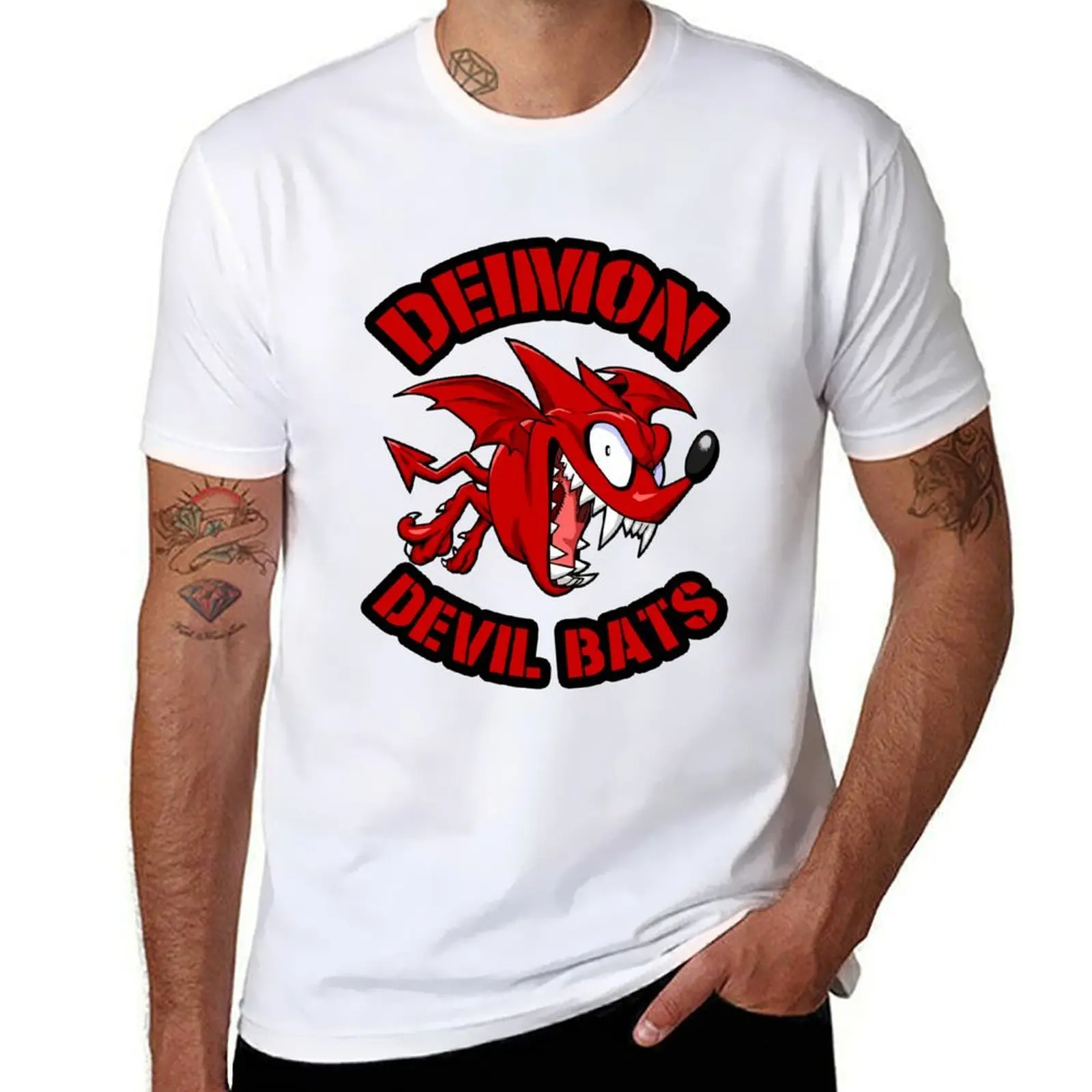 

casual Eyeshield men man T-Shirt for casual Bats percent shirt shirts t - shirt 100 cotton man for 21 t man t Deimon Devil