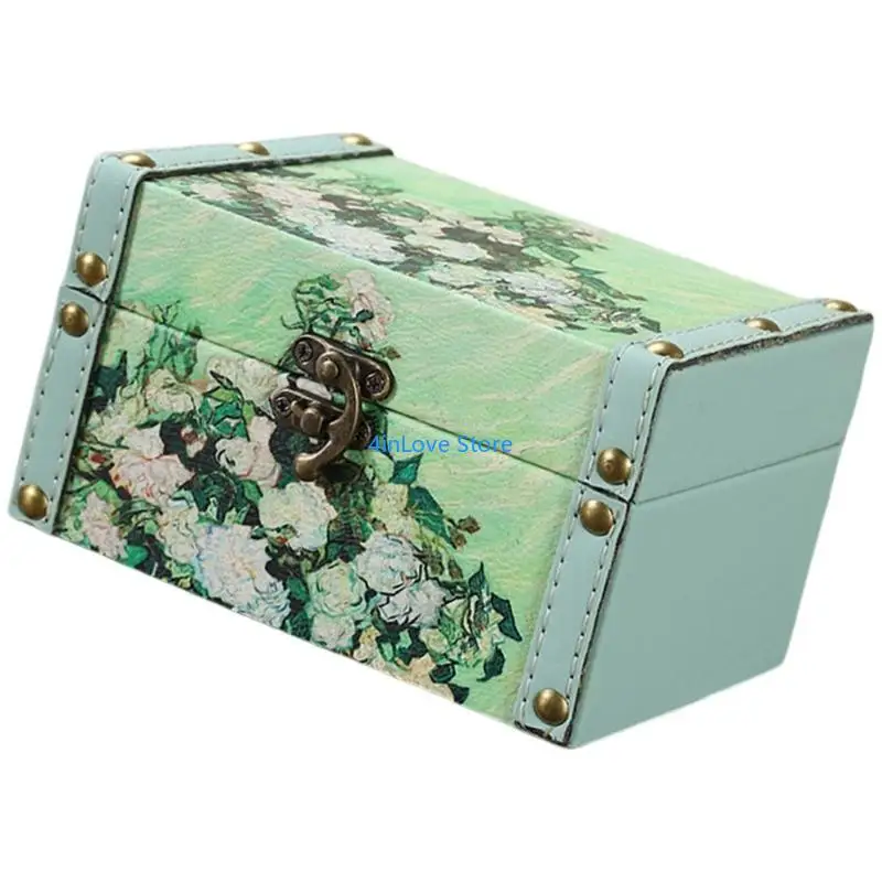 T4MD Elegant Accessory Storage Case Jewelry Box with Plush for Safekeeping