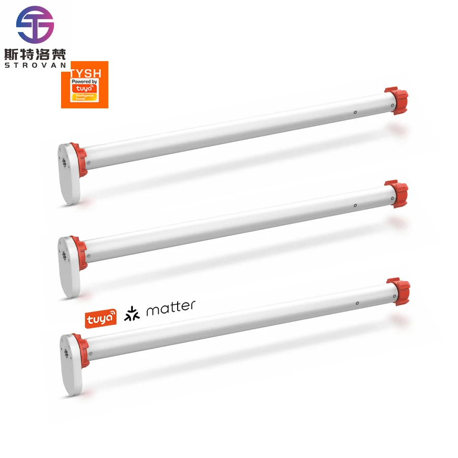 

STLF 1.1N Mini Roller Shade Blinds Motor Rechargeable Remote Control Compatible Google Home Smartthings Tuya App for 25mm Tube