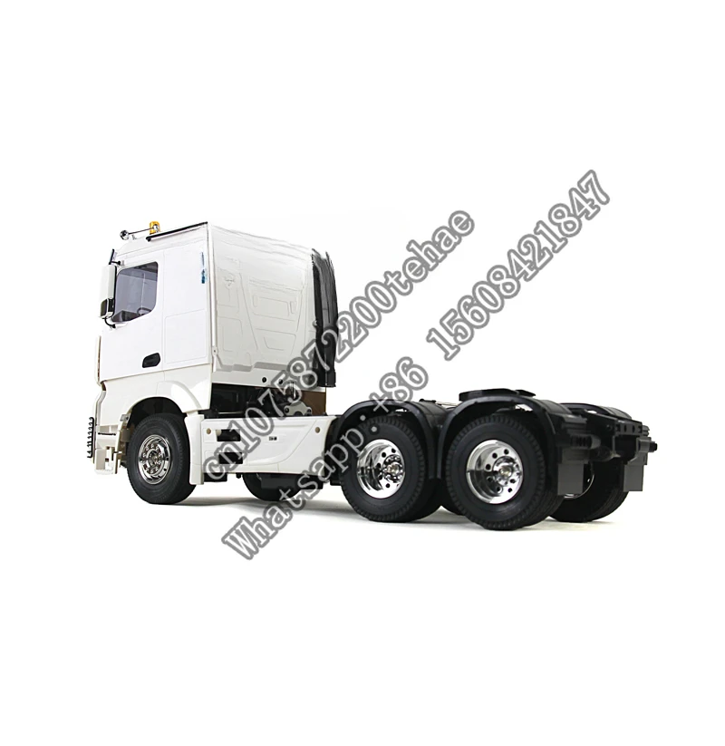 TOUCAN 3Axles Low Top 1/14 RC Tractor Truck Remote Control Construction Vehicle Car Outdoor Toys for Boys Gift Trailer