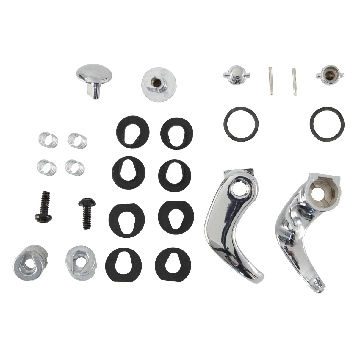 Locking Vent Window Handle Set Chrome For Chevy Suburban GMC Blazer Jimmy Van Truck 1973-1994 76999 15617125 DHA35357