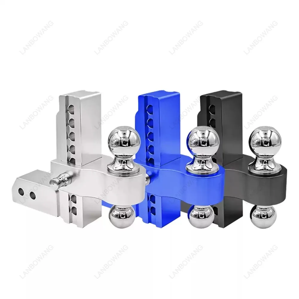 Solid Trailer Arm Ball Hook Vehicle Modified Rear Bar Motorboat Traction Connector Square Port Trailer Accessory