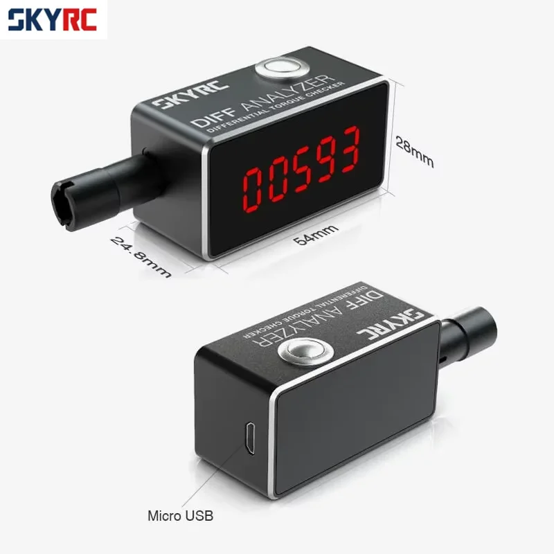 SKYRC  DIFF ANALYZER DFC020 Differential Detector Suitable for 1/8 1/10 RC Remote Control Vehicle Differential Testing view 2