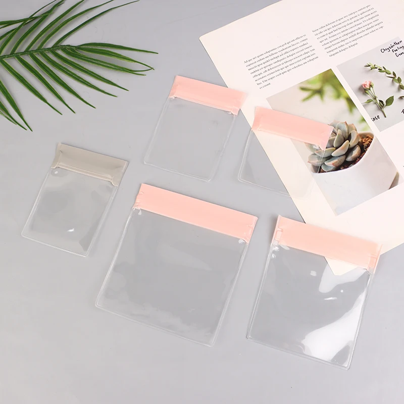 5 stücke Pillen beutel Taschen Reiß verschluss Pillen beutel wieder verwendbare klare Pillen beutel selbst dichtende Reise Medizin Veranstalter Lagerung