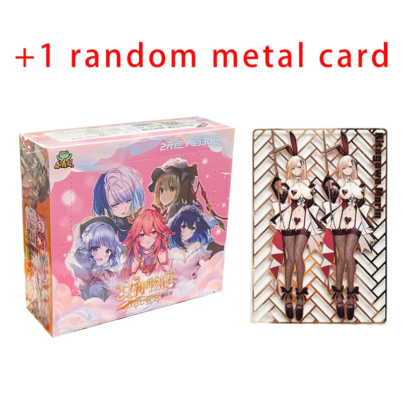 Goddess Story Collection Card Booster Box Metal Anime Games Girl Party Swimsuit Bikini  Doujin Toys And Hobbies Gift