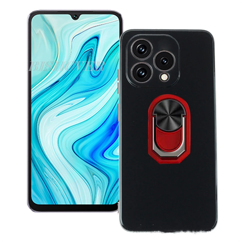 For Cubot A40 6.88" 2025 CubotA40 A40 A 40 Back Ring Holder Bracket Phone Case Smartphone TPU Soft Silicone Cover