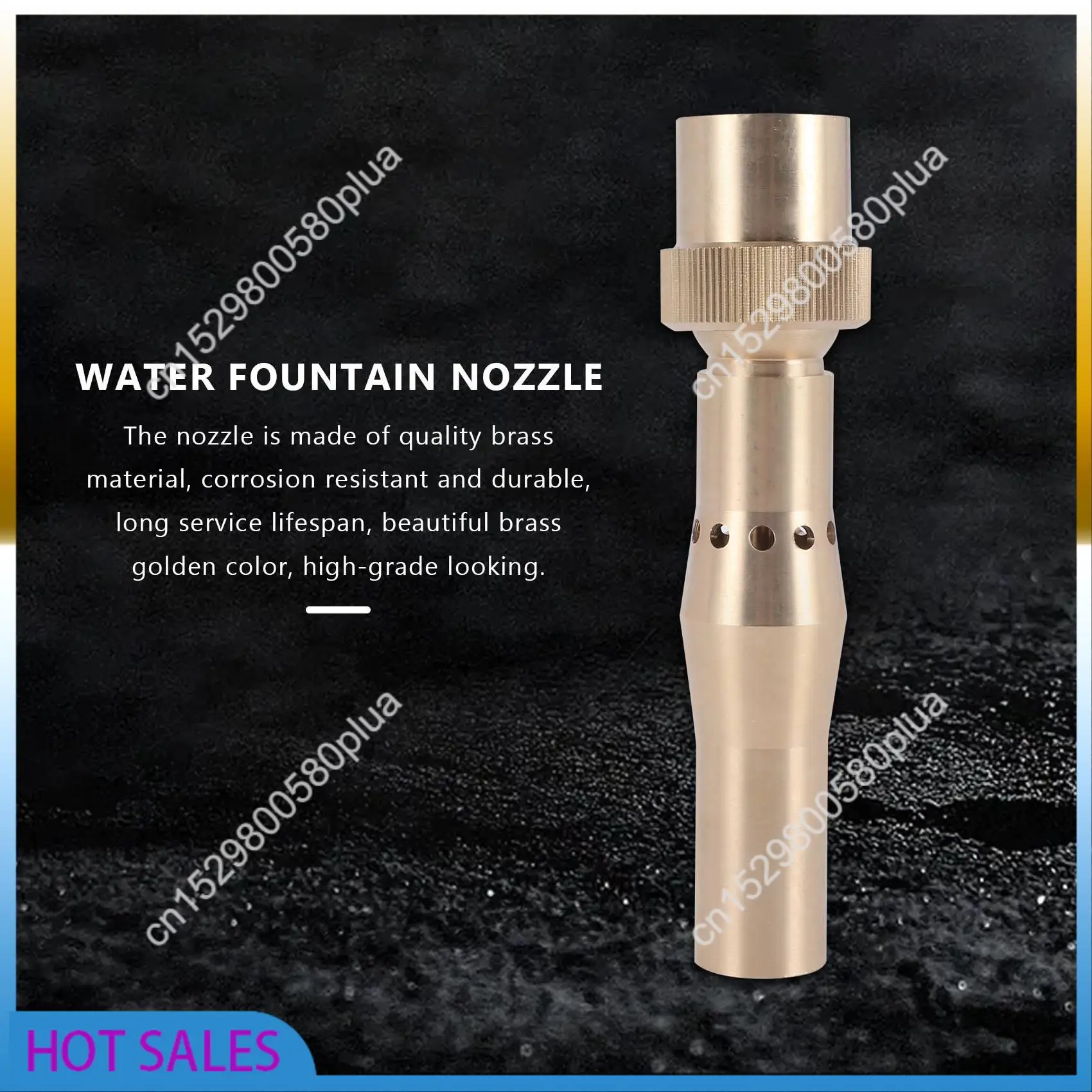 

AB31-3/4 дюйма латунные пенопластовые форсунки для фонтана садовый пейзажный фонтан регулируемая насадка с несколькими распылениями садовый пруд украшение Fou