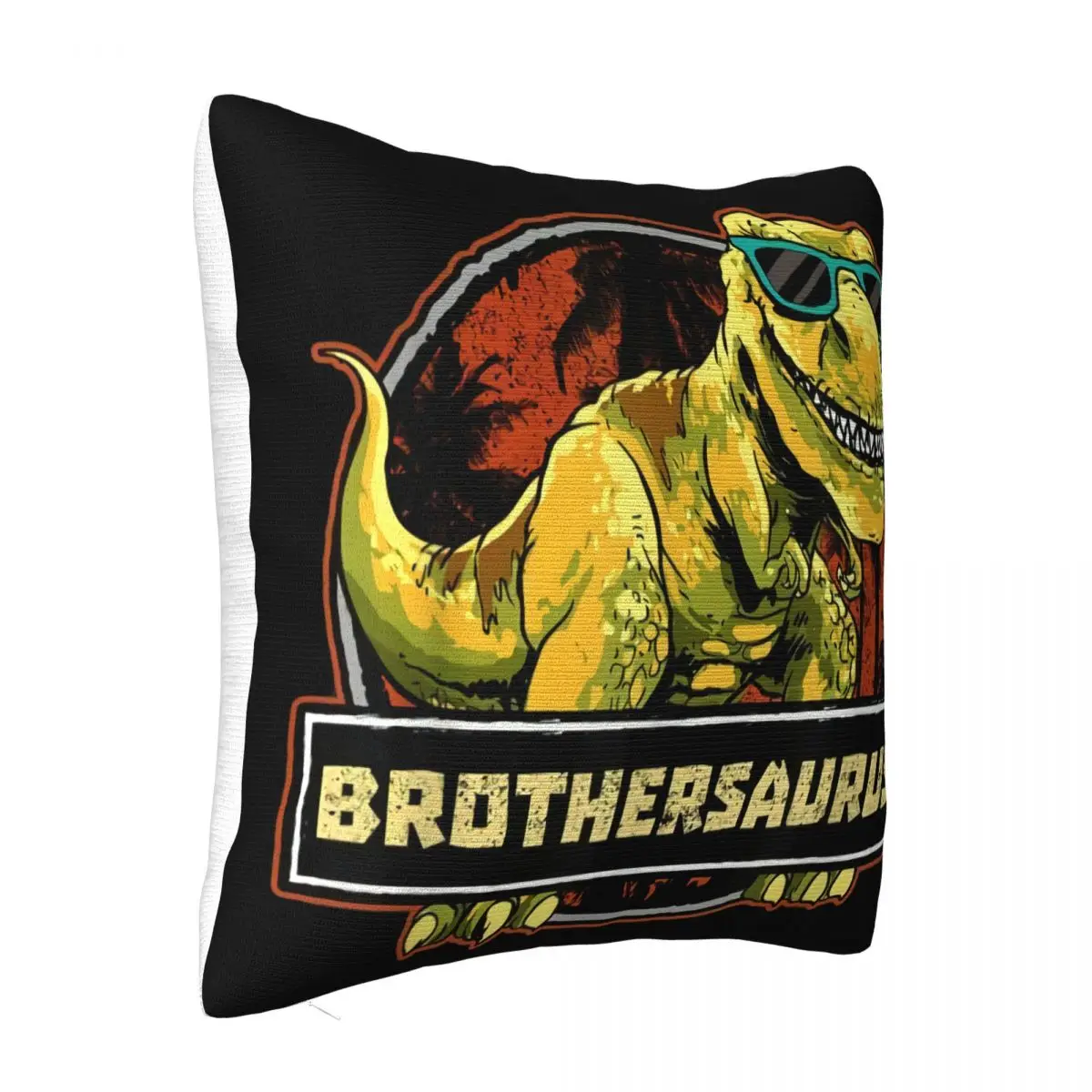 Brothersaurus T Rex Brother Tops Unisex Normal Print Brand Style Gift Kawaii Classic Male Different Geek Pillow Case