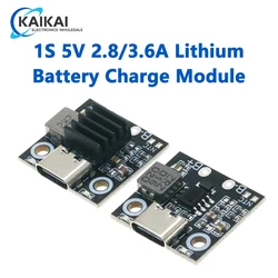 1S 5V 2.8/3.6A Lithium Battery Charge Module Boost Power Board Type-C Interface Over Charge Over Temperature Multi-protection