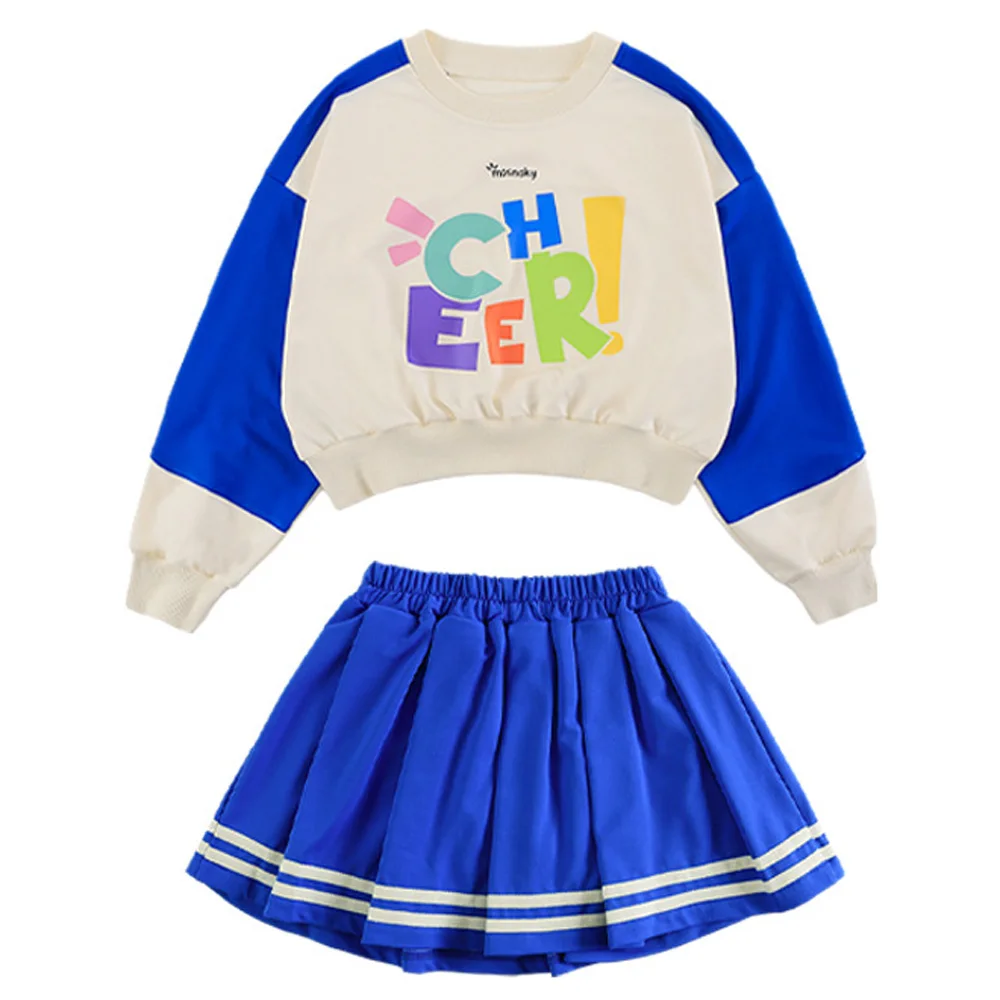 Kinder Street Dance Setup Kinder Kostüm Jungen Mädchen Kindergarten Grundschule Junior Cheerleading Sportuniform