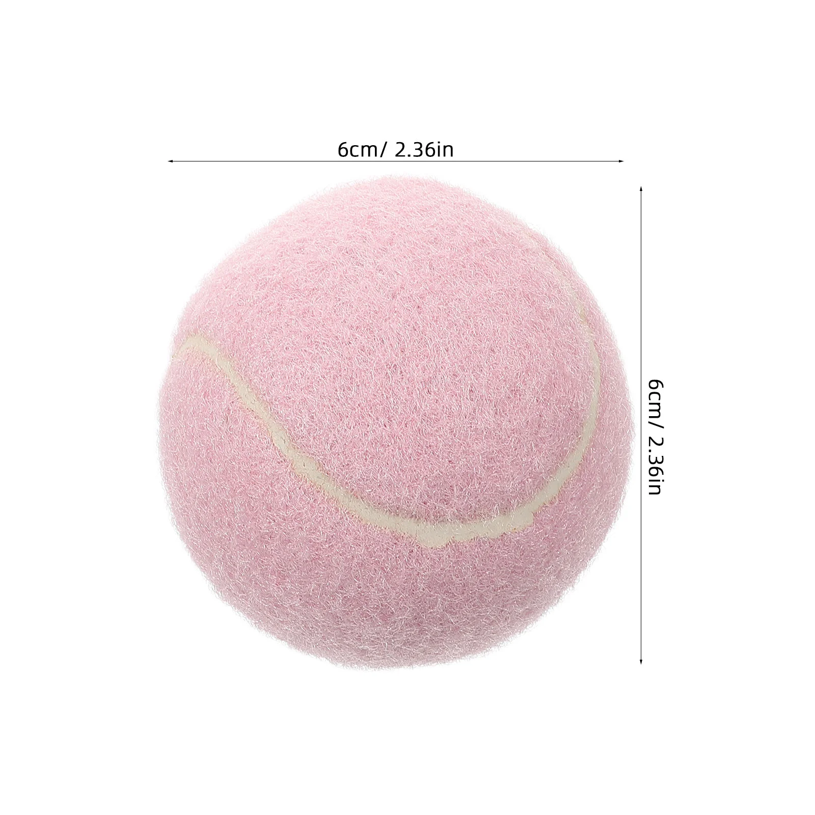 2Pcs Tennis Balls for Beginner Training Lightweight Design Bright Color Easy Tracking Girls Tennis Toy Set