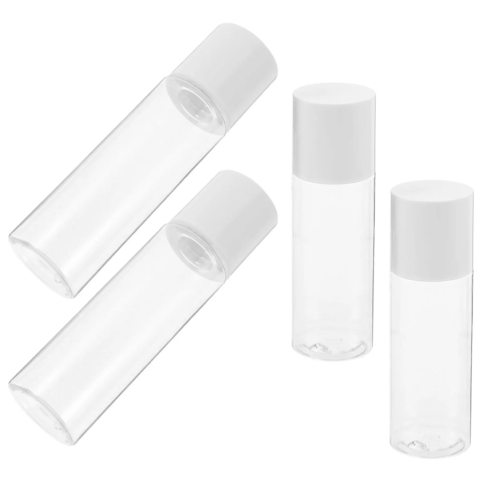 

4Pcs Toner Travel Containers Refillable Lotion Bottles Lotion Shampoo Empty Refillable Plastic Bottles Toiletry Storage