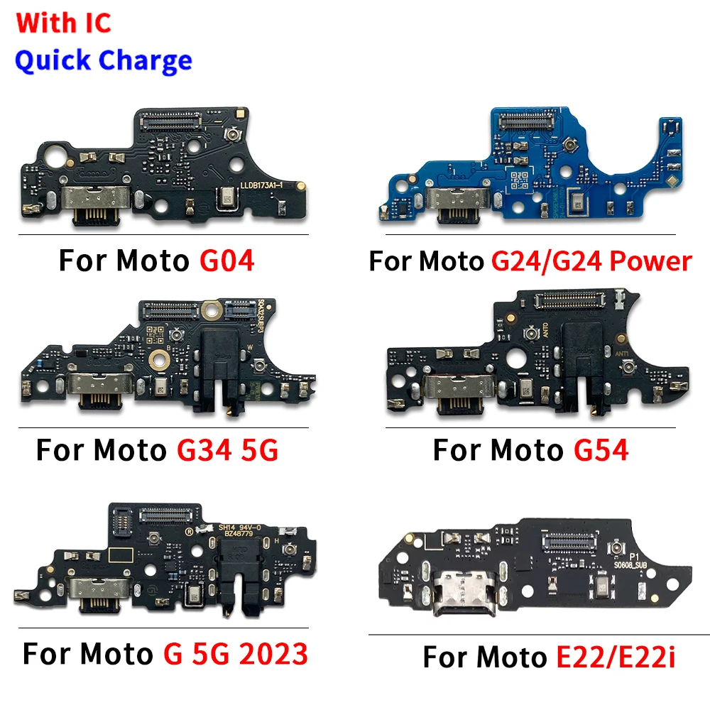 Złącze Portu Ładowania USB Płytka Flex do Moto G Pure G31 G04 G14 G24 Power G41 G51 G34 G54 G62 G84 G64 5G
