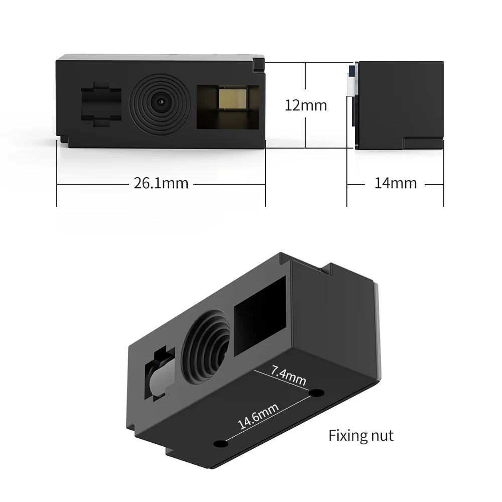 GTCODESTAR XM022H Mini QR Code Reader Module Embedded 1D 2D Barcode Scanner Kiosk USB Interface Prijs Checker Scanner Module