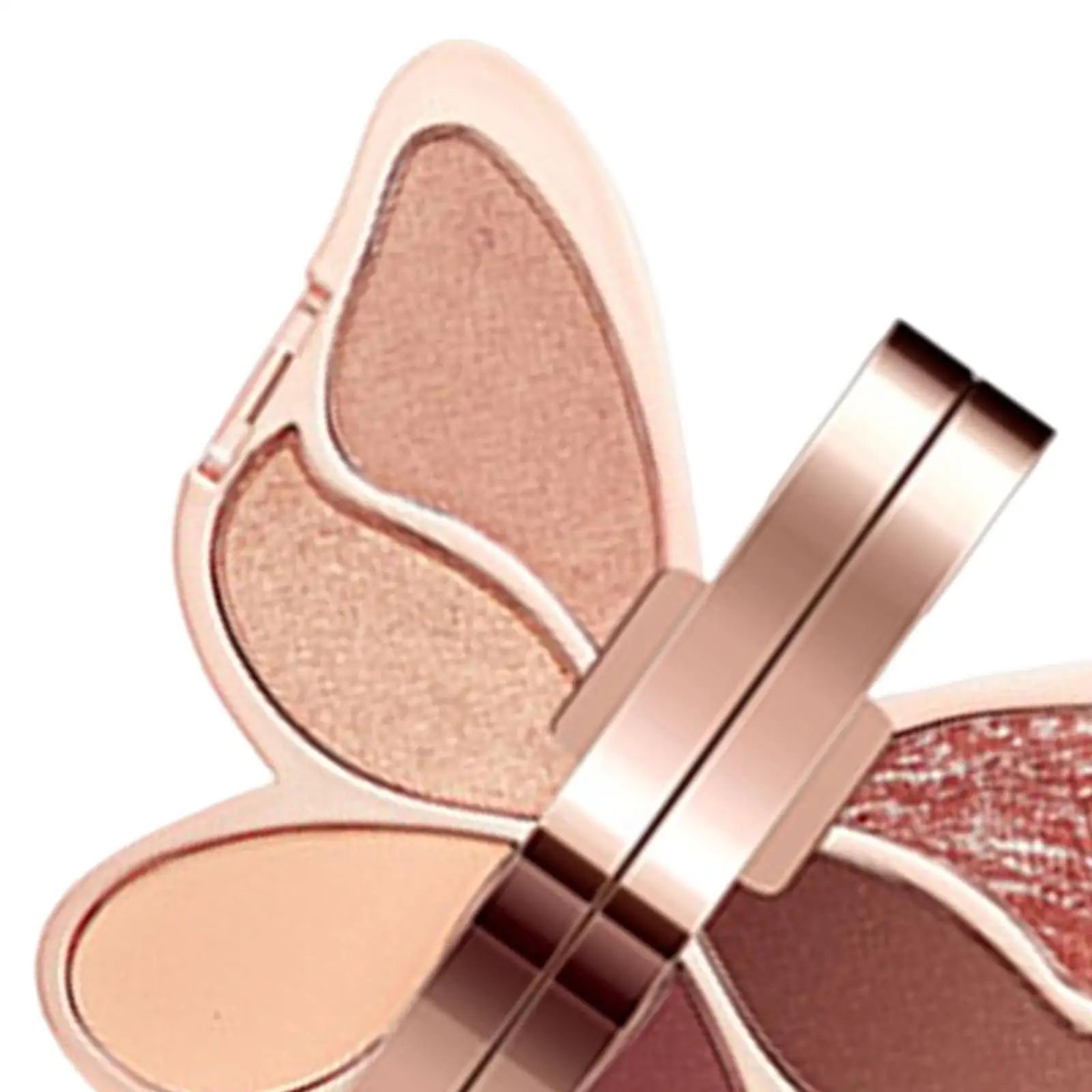 Ombretto a farfalla a 6 colori Ombretti per trucco occhi a lunga durata per madre moglie Trucco lucido Pressato altamente pigmentato