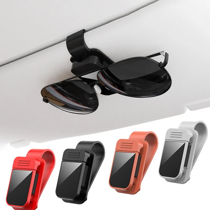 Suporte Universal para Óculos de Sol para Quebra-Sol de Carro, Clipe Estável para Óculos, Organizador de Cartões e Bilhetes, Clipe de Armazenamento, Acessórios Automotivos 2026